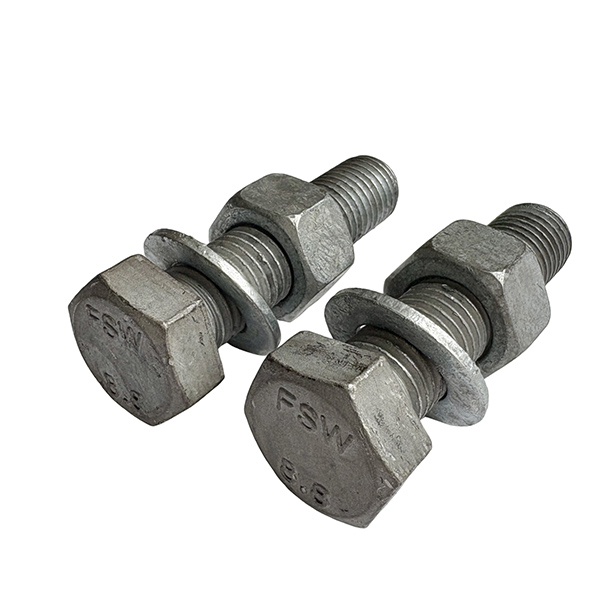 High Tensile Hex Bolts Grade 8.8 HDG