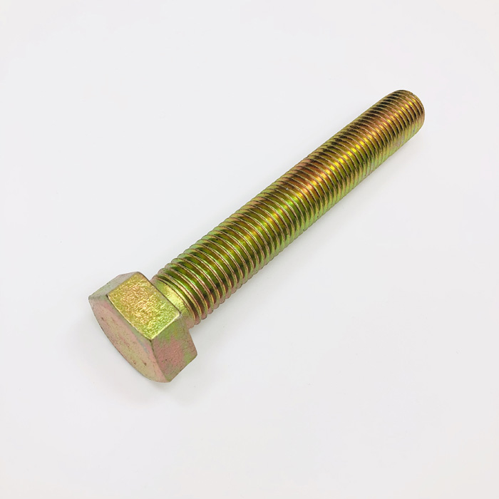 Yellow Zinc Hex Head Tap Bolts